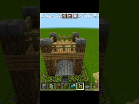 Khan Gamer - Minecraft : building tutorial house 5×5 #minecraft #shorts