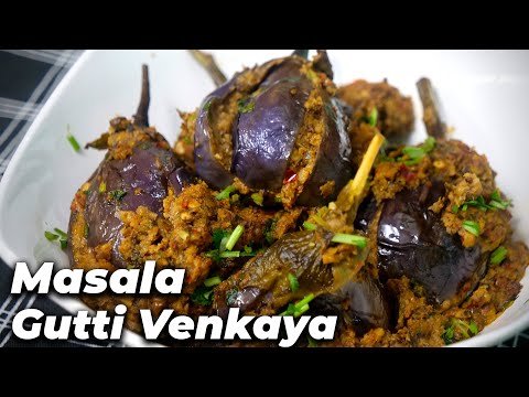 Masala Gutti Venkaya - Spicy Stuffed Brinjal Curry | Big Foodie Recipes