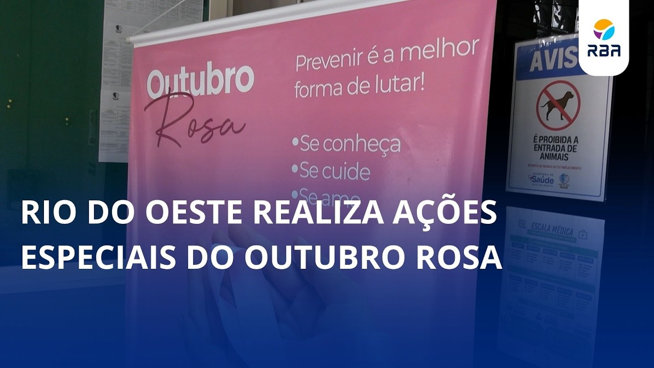 Rio do Oeste realiza ações do Outubro Rosa