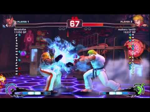Michael Tan [Ken] vs MinatoKm [Dudley] SSF4 Japanese Online Ranked Matches - Xbox Live