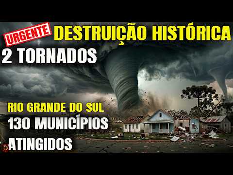 TORNADO EM RS - Deixa RASTRO DE DESTRUIÇÃO - SEGUNDA SEMANA CONSECUTIVA 2 - NUNCA VISTO NO BRASIL