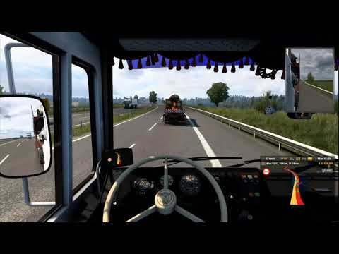 [ETS2] Euro Truck Simulator 2 driving Scania 140 Linköping-Jönköping (Manual gearbox)