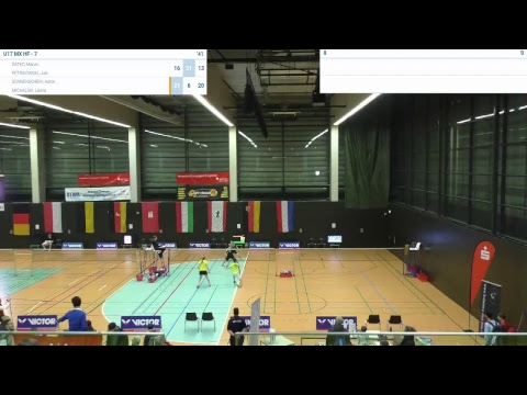 Deutsche Badminton Meisterschaften U15 U17 U19 09.02.2018 - Feld 7+8