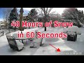 Heavy Snowfall - Colorado Snow Time Lapse