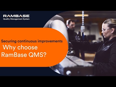 Why RamBase QMS is built for real-world quality management
