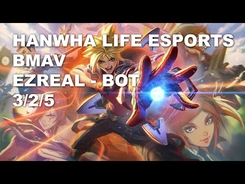 Hanwha Life Esports Bmav Bot Ezreal vs Aphelios - KR Grandmaster Patch 10.9