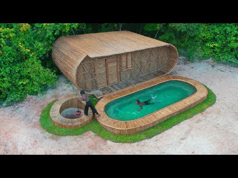 How To Build Villa , Swimming Pool , Deco Private Living Room And Find Groundwater By Simple Tools