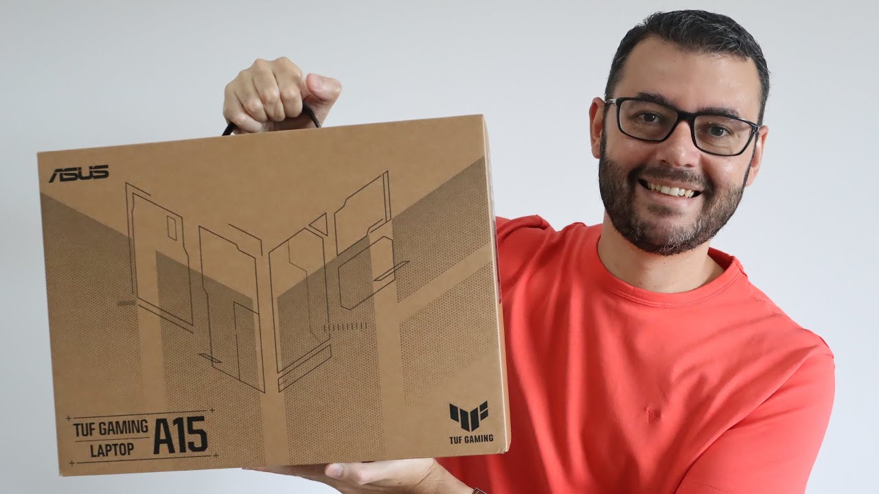Unboxing Notebook Asus Tuf Gaming A15 + Primeiras impressões 💻 Notebook Gamer c/ AMD Ryzen 7 7435HS