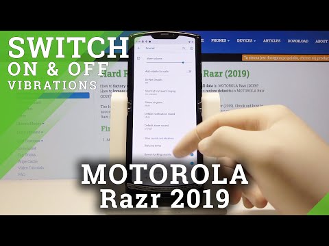 How to Enter Vibration Settings in MOTOROLA Razr 2019 – Find Vibration Options