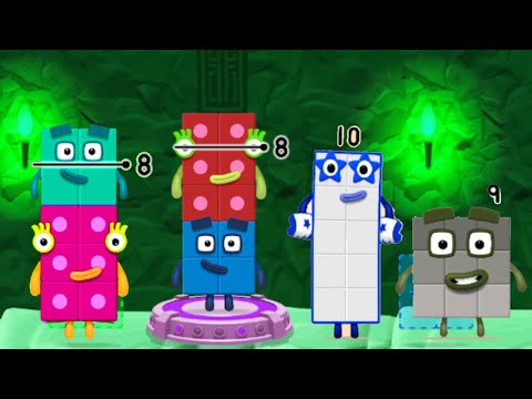 Numberblocks Learning Academy #43 - Numberblocks 8 9 2 - Numberblocks Magic Run - Numberblocks Game