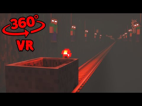Terrifying VR Tunnel in Minecraft! 360° Horror
