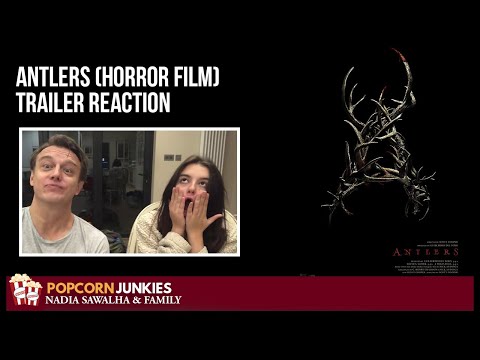 ANTLERS (Official Trailer) The POPCORN JUNKIES Horror Film Reaction