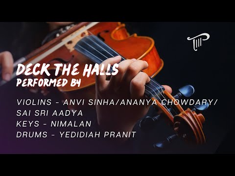 🎻🎹🥁 "Deck the Halls" - Festive Ensemble Performance by Anvi, Ananya, Sai Sri, Nimalan & Yedidiah 🎄🎶