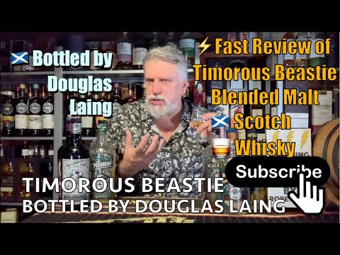⚡️Fast Review of Timorous Beastie, Blended Malt, 46.8% Bottled by Douglas Laing 🏴󠁧󠁢󠁳󠁣󠁴󠁿🥃