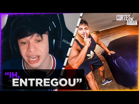 ARUAN REAGE A DUVIDO VOCÊS ACERTAREM QUAL É MEU CARRO NOVO (RENATO GARCIA) - Cortes do Aruan