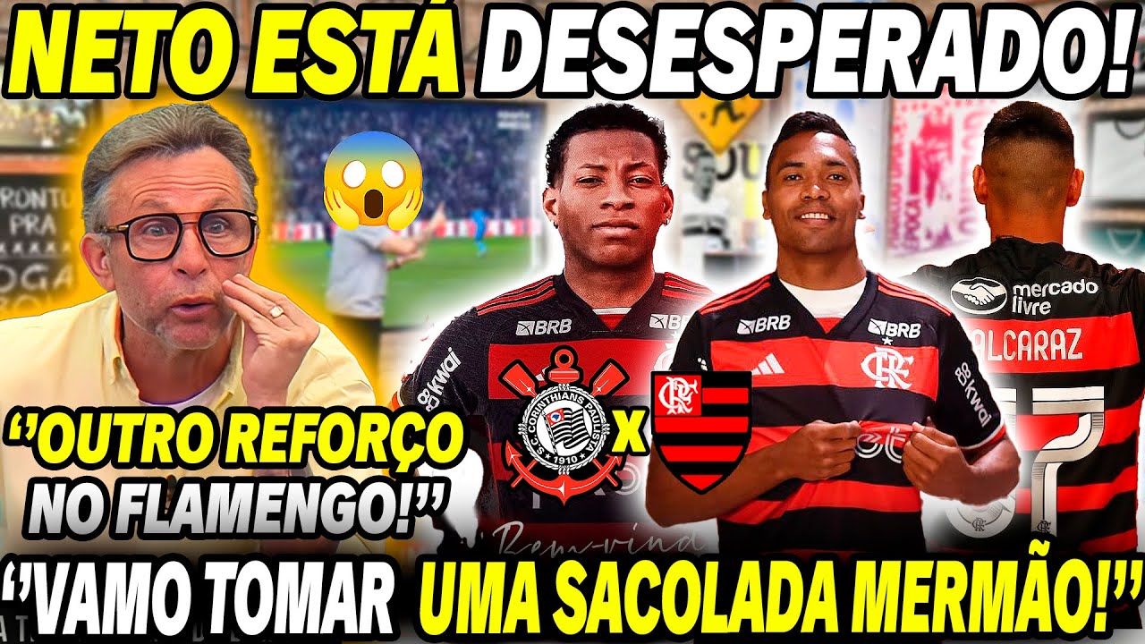 🚨😂 CRAQUE NETO FICOU DESESPERADO E REAGIU AOS REFORÇOS DO FLAMENGO E O CONFRONTO CONTRA O TIMÃO!