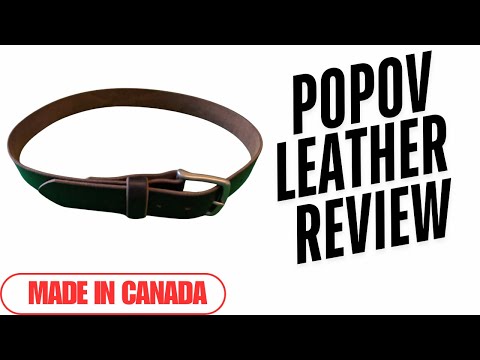 Popov Leather Belt Review