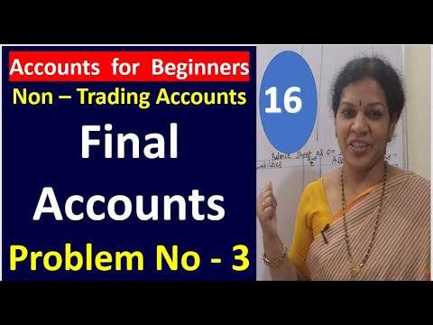 1 Non Trading Accounts Introduction
