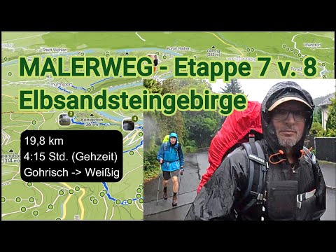 Malerweg Etappe 7 von 8 - Elbsandsteingebirge - Wandern