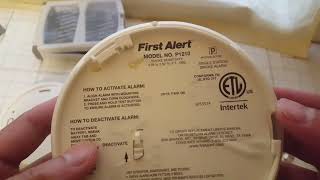 First Alert smoke alarm P1210 - 10 year battery Review