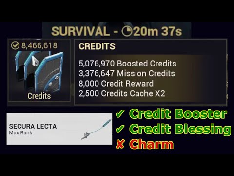 [Warframe] Secura Lecta Credit Farm | Chroma (w/o event credit booster)
