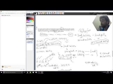 [Monitoria Ao Vivo] Química - Questão 34 UFSC 2017 - Prof° Zampinha.