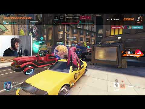 Dafran JUNKRAT COMPETITIVE Gameplay! [ OVERWATCH VOD Replays ]