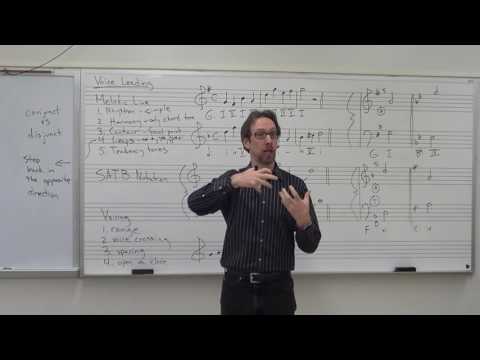 Dr. B Music Theory Lesson 11 (Voice Leading 101)