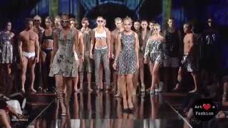 Mister Triple X by Erik Rosete at NYFW Art Hearts Fashion featuring L.A.M.B. eyewear by Gwen Stefani