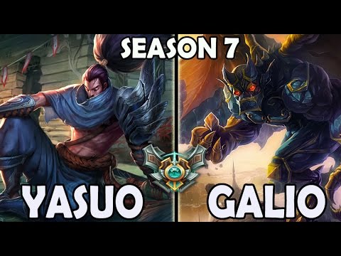 Best Yasuo Korea vs Galio TOP Ranked Master