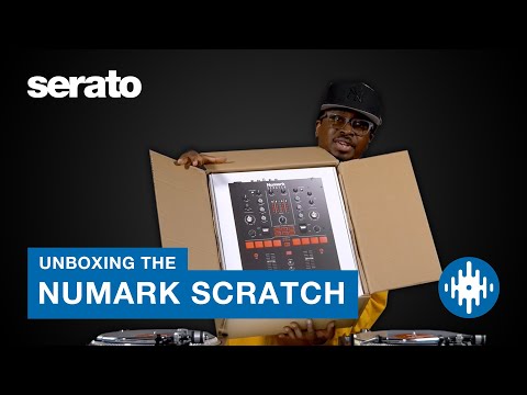 Numark "Scratch" Mixer Unboxing | First look with Serato