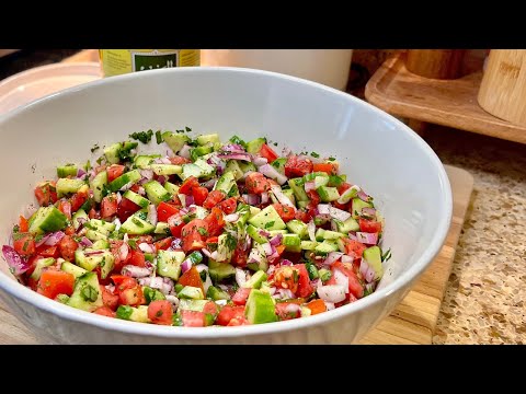How to Make Persian Shirazi Salad | Eats With Gasia