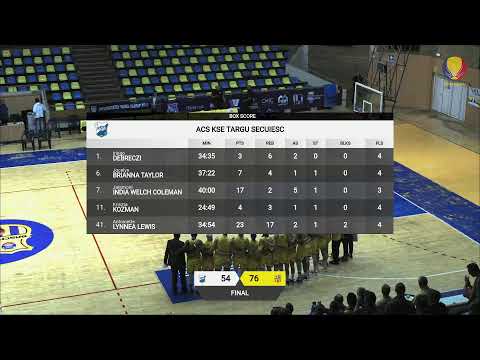 CRBF 2021-2022: KSE Tg. Secuiesc – FCC Baschet UAV Arad