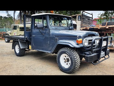 Hj45 Landcruiser, from 9 years rusting in the paddock to back on the road...