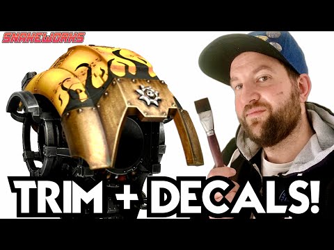 Painting a Cerastus Knight Lancer - Decals + Trim - Horus Heresy