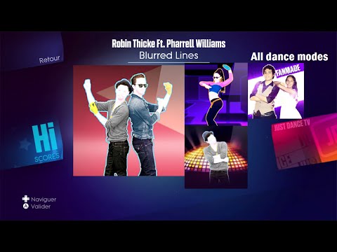 Blurred lines - Just Dance 2014 & Unlimited (+Ext., Mashup and FM)