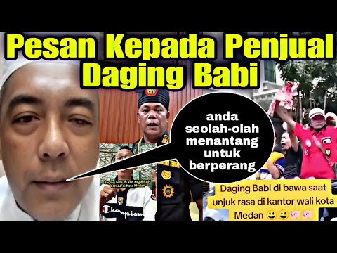 PERANG NARASI SOAL DAGING BABI di MEDAN❗️JANGAN SAMPAI MEDAN PECAH HANYA KARENA DAGING BABI