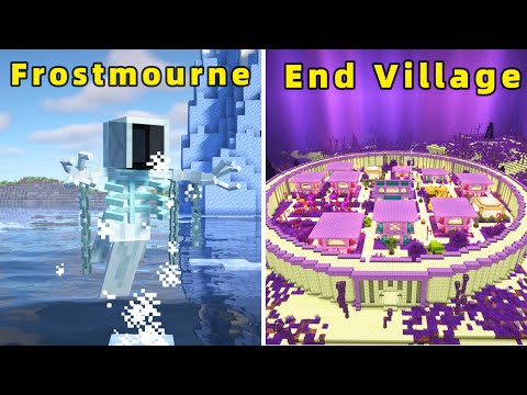 19 Amazing Minecraft Mods : The Frostmourne and 14 New End Biomes!