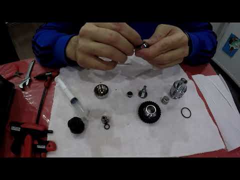 1st stage regulator for drysuit Disassemple/Assemple