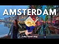 FIRST TIME TRAVELLING TO AMSTERDAM 🇳🇱 // 2-Day Travel Vlog in Netherlands