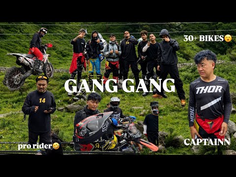 GROUP RIDE TO MUSTANG☝️30+DIRT BIKES😮