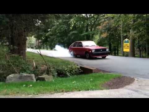 Turbo LSX Chevette burnout