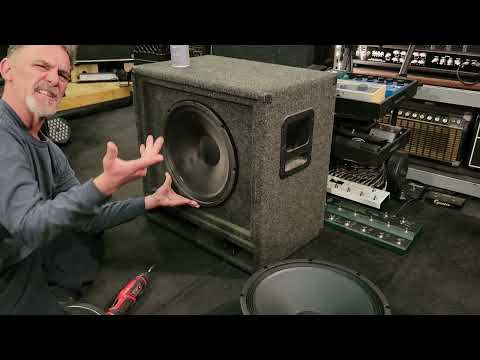 Bass Cabinet Speaker Replacement part 1