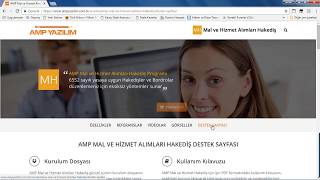 AMP Hizmet Hakediş Programı Nasıl Kurulur? - Mal ve Hizmet Hakediş