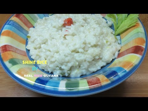 Shine Rice, step by step Recipe Video lI Real Nice Guyana.