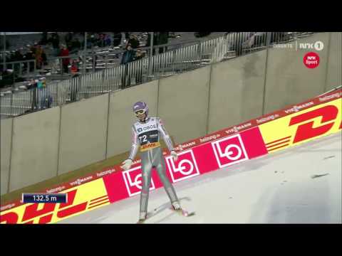 Andreas Wellinger - 132,5 m - Holmenkollen 2017 - Qualification