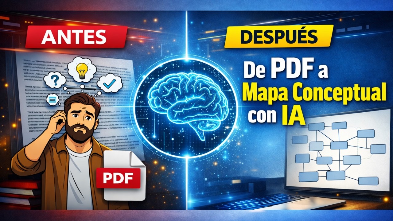 Convierte un PDF a  Mapa Conceptual con IA + CmapTools GRATIS  🧠📄