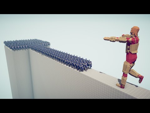 ARMORED TITAN BRIDGE LAST STAND - Totally Accurate Battle Simulator TABS