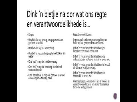 Graad 9  - LO - Les 1