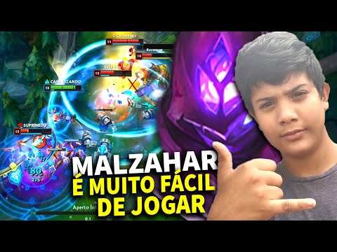 MALZAHAR É O CAMPEÃO MAIS FÁCIL PARA SUBIR DE ELO ATÉ MEU IRMÃO JOGA COM ELE | MALZAHAR VS VLADIMIR